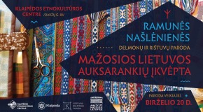 „Mažosios Lietuvos auksarankių įkvėpta“