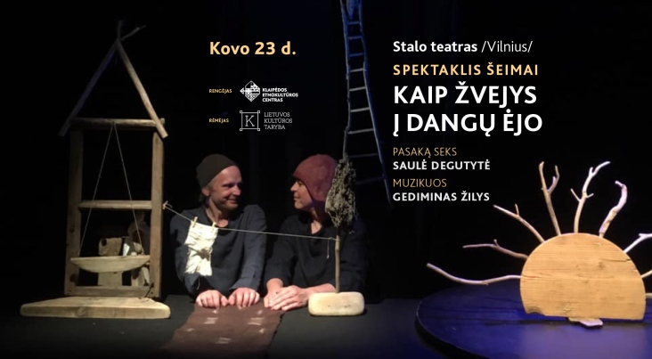 Spektaklis šeimai „Kaip žvejys į dangų ėjo"!
