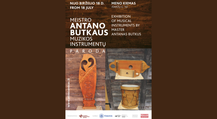 MEISTRO ANTANO BUTKAUS MUZIKOS INSTRUMENTŲ PARODA