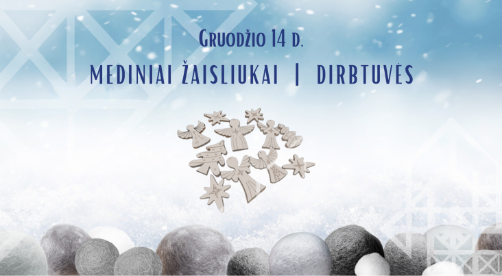 Mediniai žaisliukai | Dirbtuvės