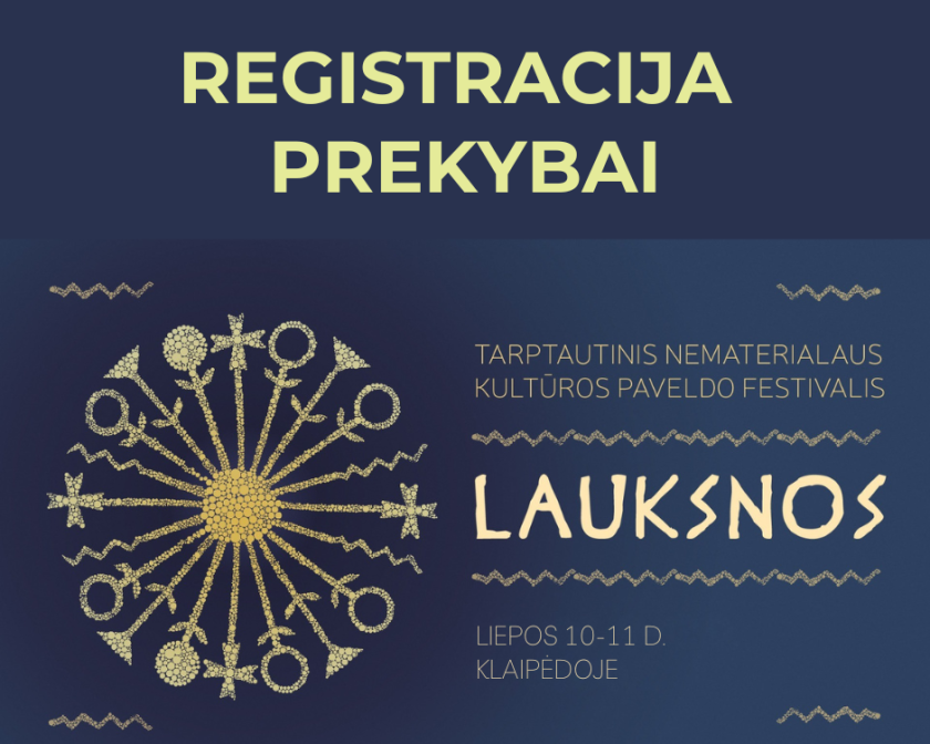 REGISTRACIJA Į 2026 M. FESTIVALIO „LAUKSNOS" AMATŲ MIESTELĮ