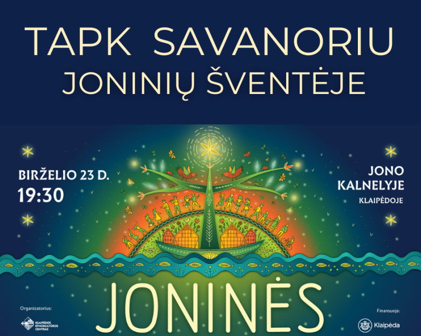 Kviečiame savanoriauti Joninių šventėje Klaipėdoje! 